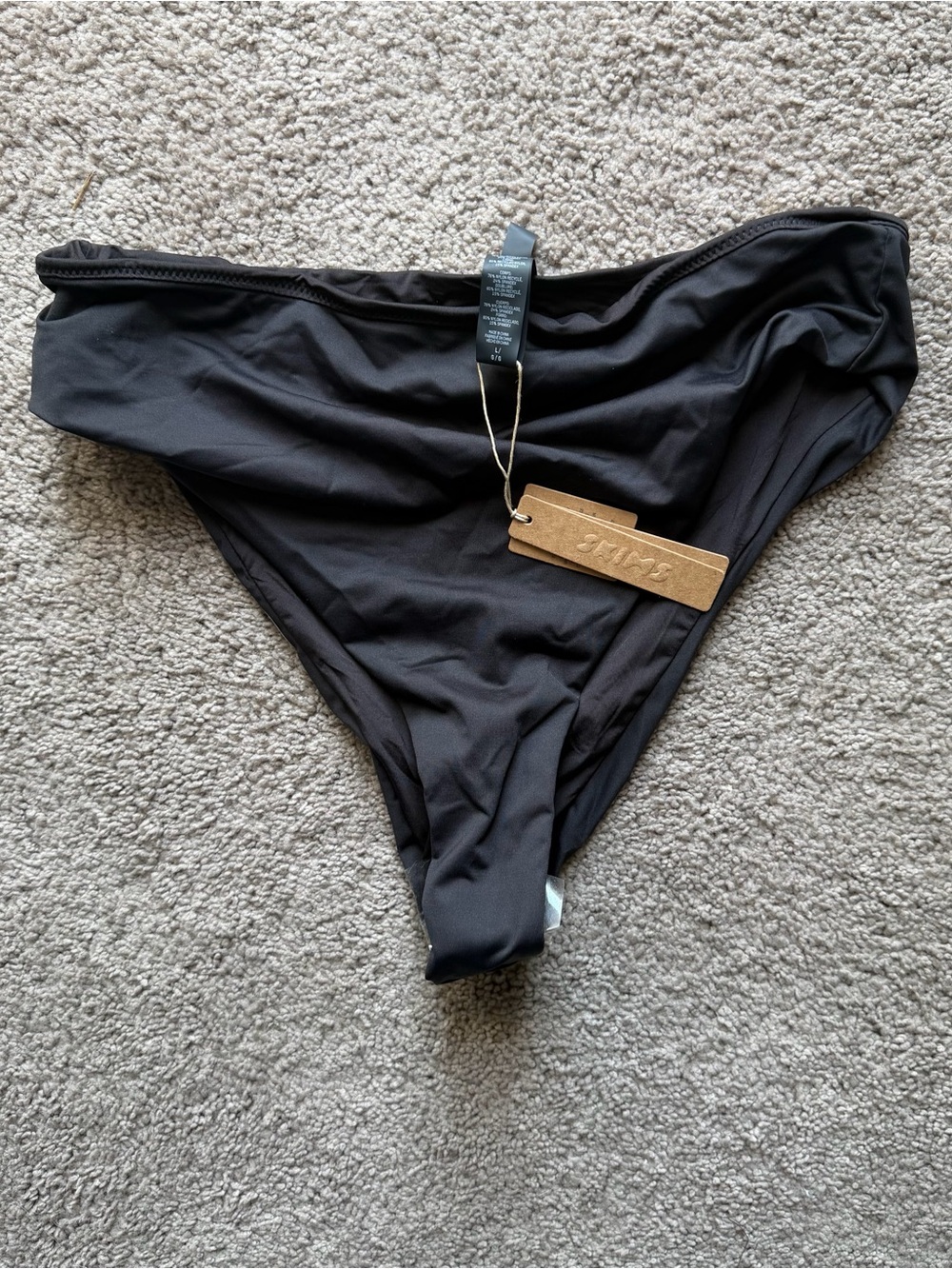 Skims Black Bikini Bottoms NWT